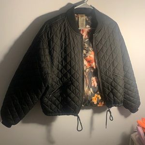 Betsy Johnson REVERSIBLE bomber jacket